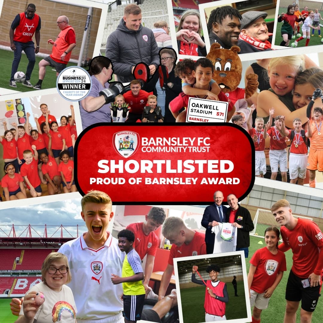 Barnsley FC Community Trust - Shortlisted for Proud of Barnsley Award ...